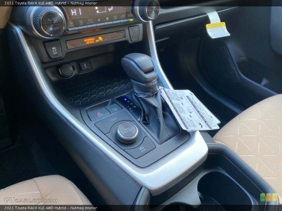 Nutmeg Interior Transmission for the 2021 Toyota RAV4 XLE AWD Hybrid #140248316