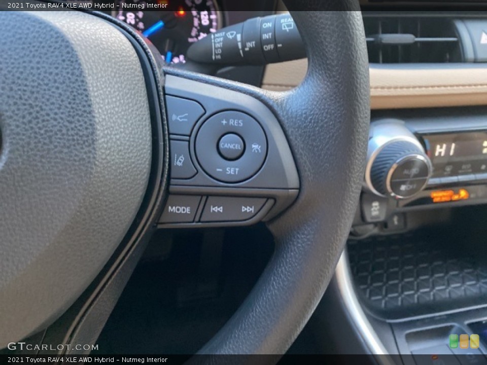 Nutmeg Interior Steering Wheel for the 2021 Toyota RAV4 XLE AWD Hybrid #140248349