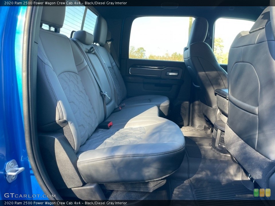 Black/Diesel Gray Interior Rear Seat for the 2020 Ram 2500 Power Wagon Crew Cab 4x4 #140248484