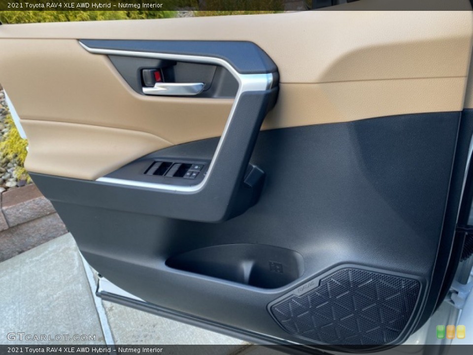 Nutmeg Interior Door Panel for the 2021 Toyota RAV4 XLE AWD Hybrid #140248628