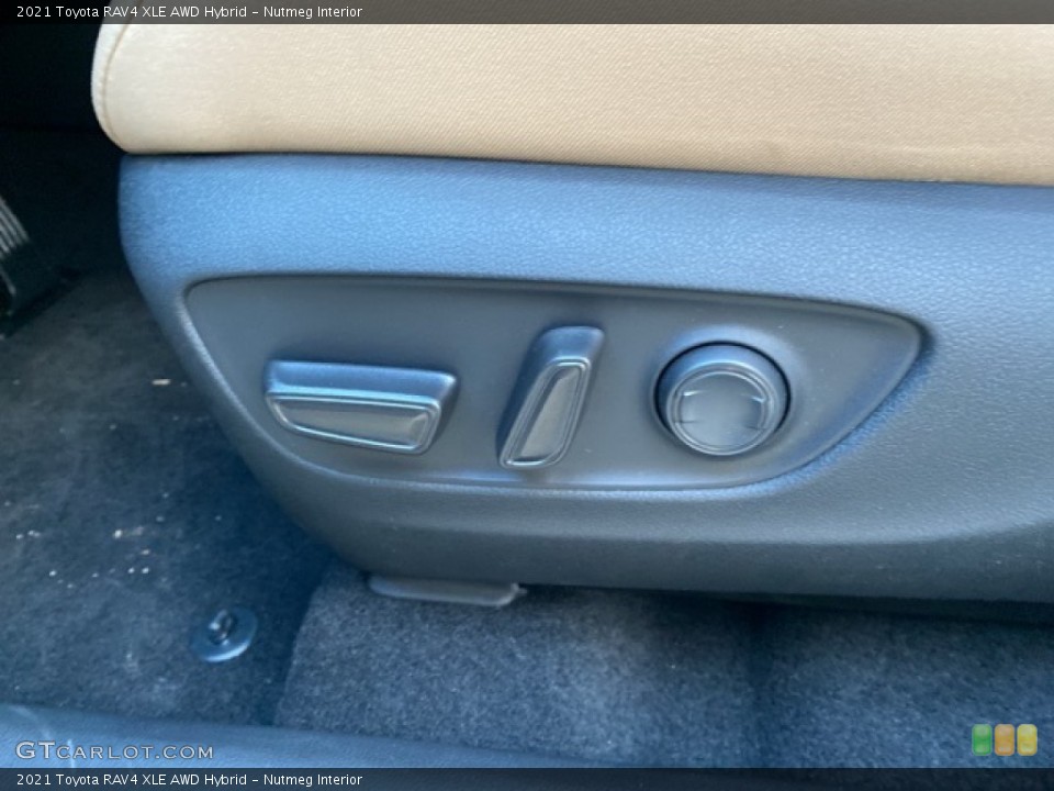 Nutmeg Interior Front Seat for the 2021 Toyota RAV4 XLE AWD Hybrid #140248643