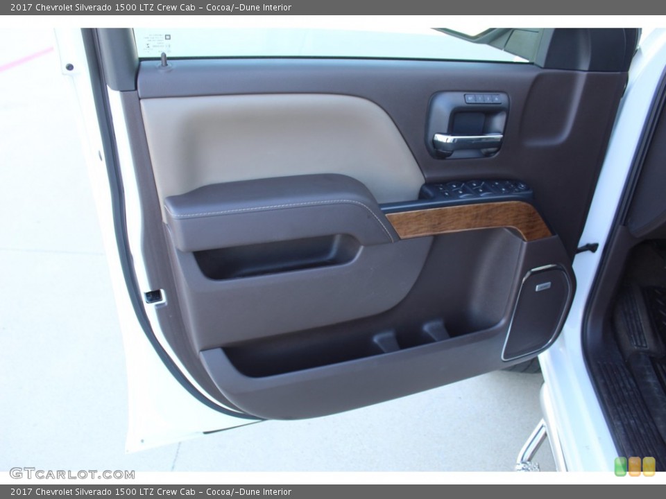 Cocoa/­Dune Interior Door Panel for the 2017 Chevrolet Silverado 1500 LTZ Crew Cab #140251370