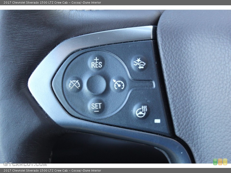 Cocoa/­Dune Interior Steering Wheel for the 2017 Chevrolet Silverado 1500 LTZ Crew Cab #140251382