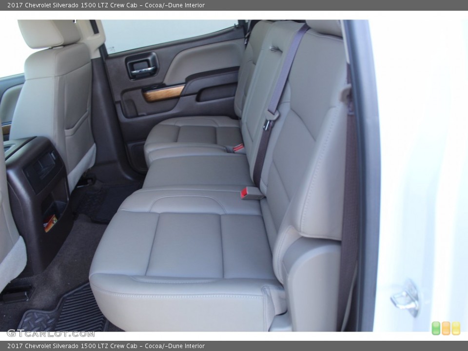 Cocoa/­Dune Interior Rear Seat for the 2017 Chevrolet Silverado 1500 LTZ Crew Cab #140251430