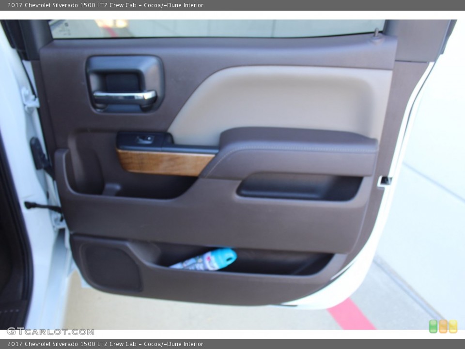 Cocoa/­Dune Interior Door Panel for the 2017 Chevrolet Silverado 1500 LTZ Crew Cab #140251448