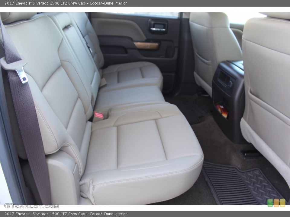 Cocoa/­Dune Interior Rear Seat for the 2017 Chevrolet Silverado 1500 LTZ Crew Cab #140251454