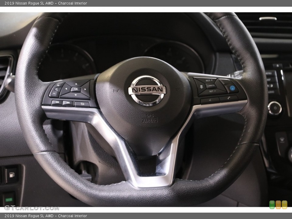 Charcoal Interior Steering Wheel for the 2019 Nissan Rogue SL AWD #140252498