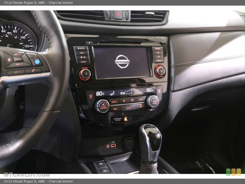 Charcoal Interior Controls for the 2019 Nissan Rogue SL AWD #140252535