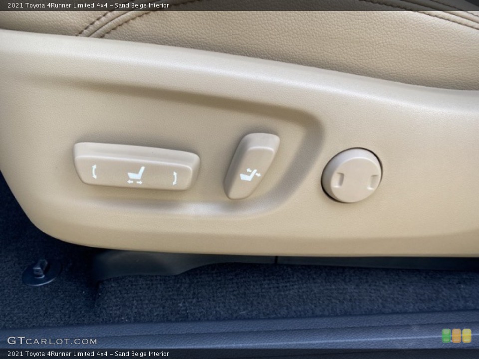 Sand Beige Interior Front Seat for the 2021 Toyota 4Runner Limited 4x4 #140252696