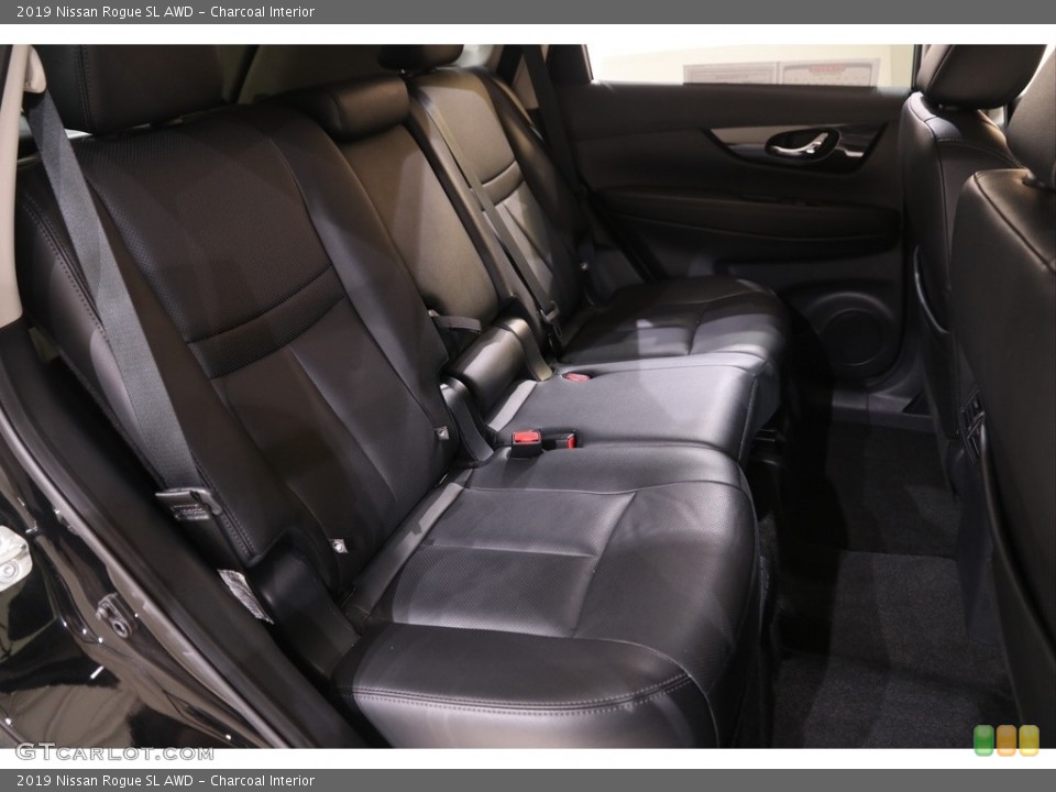 Charcoal Interior Rear Seat for the 2019 Nissan Rogue SL AWD #140252702