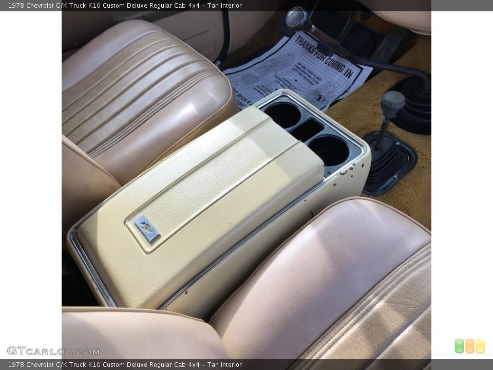Tan Interior Controls for the 1978 Chevrolet C/K Truck K10 Custom Deluxe Regular Cab 4x4 #140253200