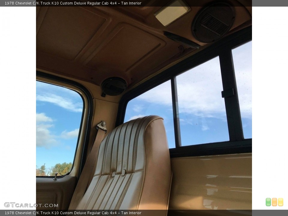 Tan Interior Front Seat for the 1978 Chevrolet C/K Truck K10 Custom Deluxe Regular Cab 4x4 #140253272
