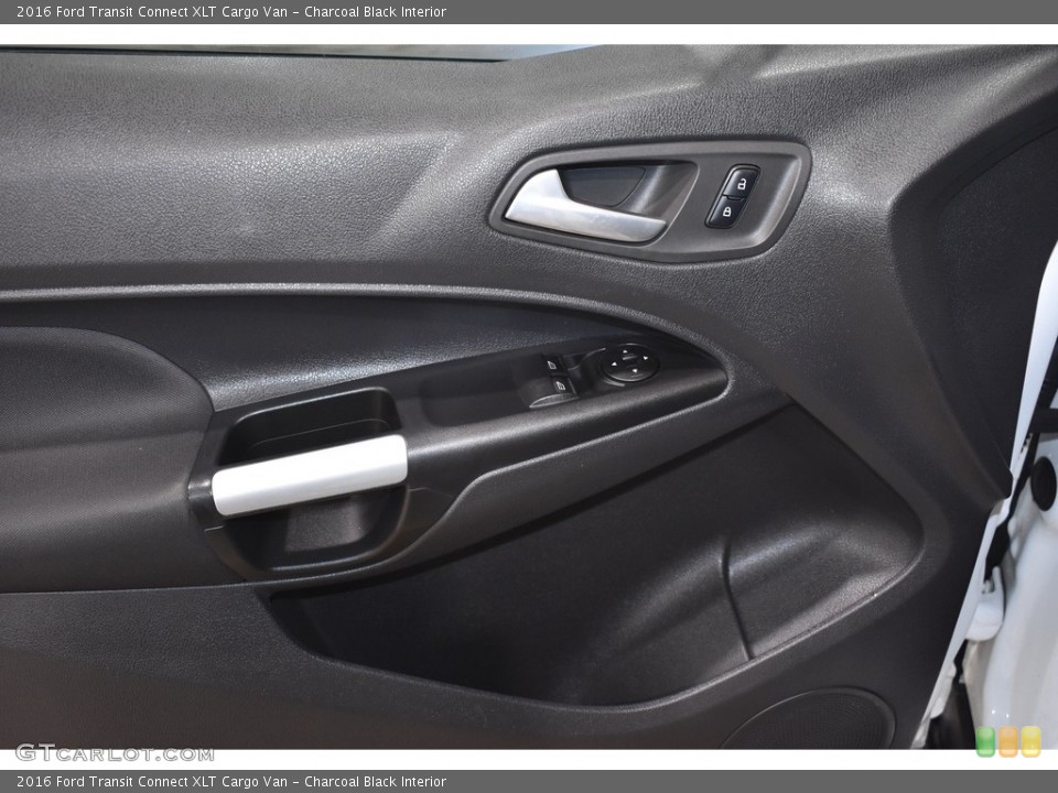 Charcoal Black Interior Door Panel for the 2016 Ford Transit Connect XLT Cargo Van #140256611