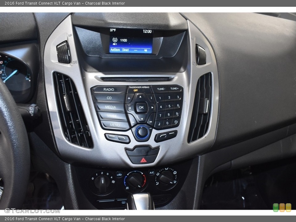 Charcoal Black Interior Controls for the 2016 Ford Transit Connect XLT Cargo Van #140256683