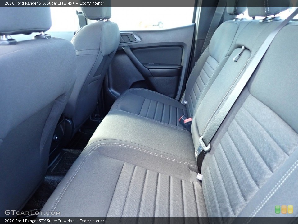 Ebony Interior Rear Seat for the 2020 Ford Ranger STX SuperCrew 4x4 #140256812