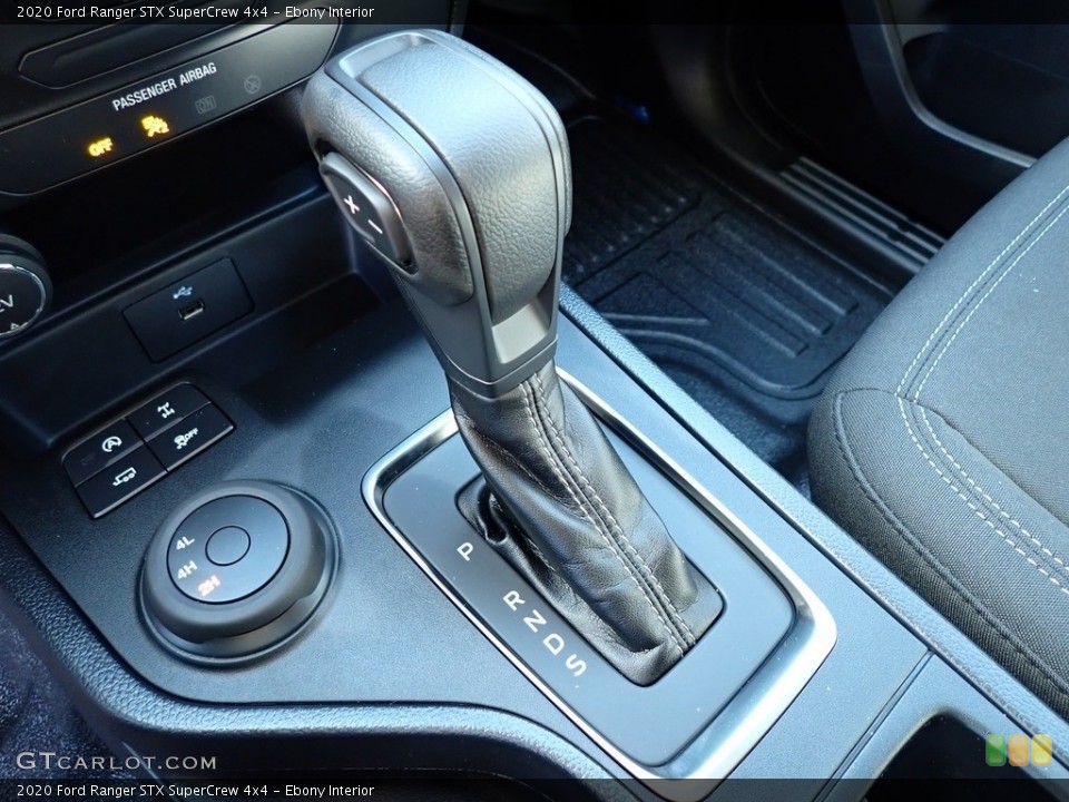 Ebony Interior Transmission for the 2020 Ford Ranger STX SuperCrew 4x4 #140256956