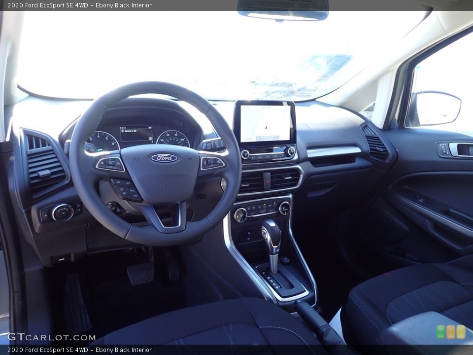 Ebony Black Interior Steering Wheel for the 2020 Ford EcoSport SE 4WD #140258255