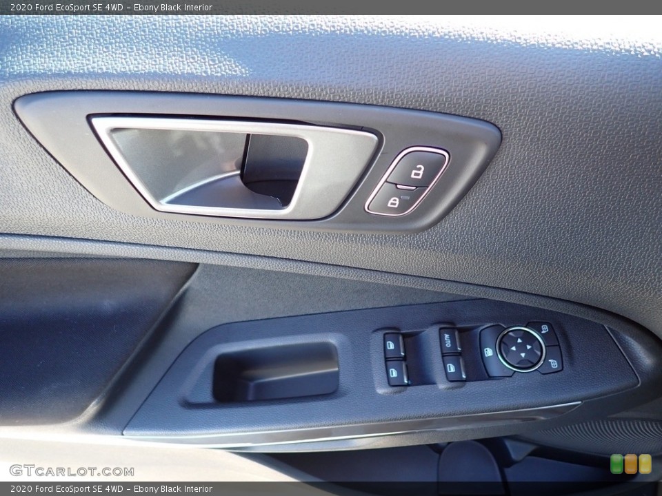 Ebony Black Interior Door Panel for the 2020 Ford EcoSport SE 4WD #140258276