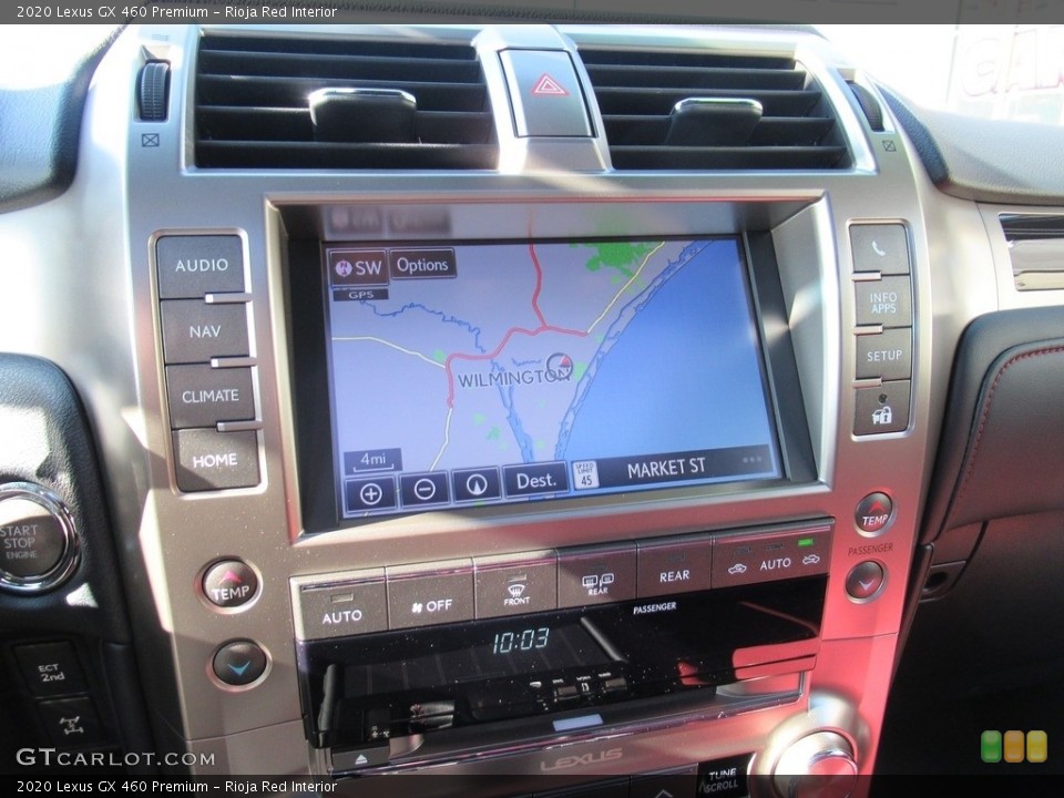 Rioja Red Interior Navigation for the 2020 Lexus GX 460 Premium #140261264