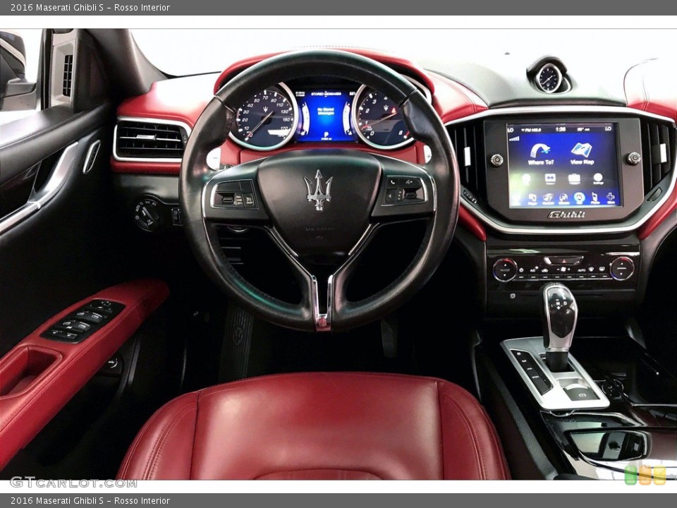 Rosso Interior Dashboard for the 2016 Maserati Ghibli S #140261849