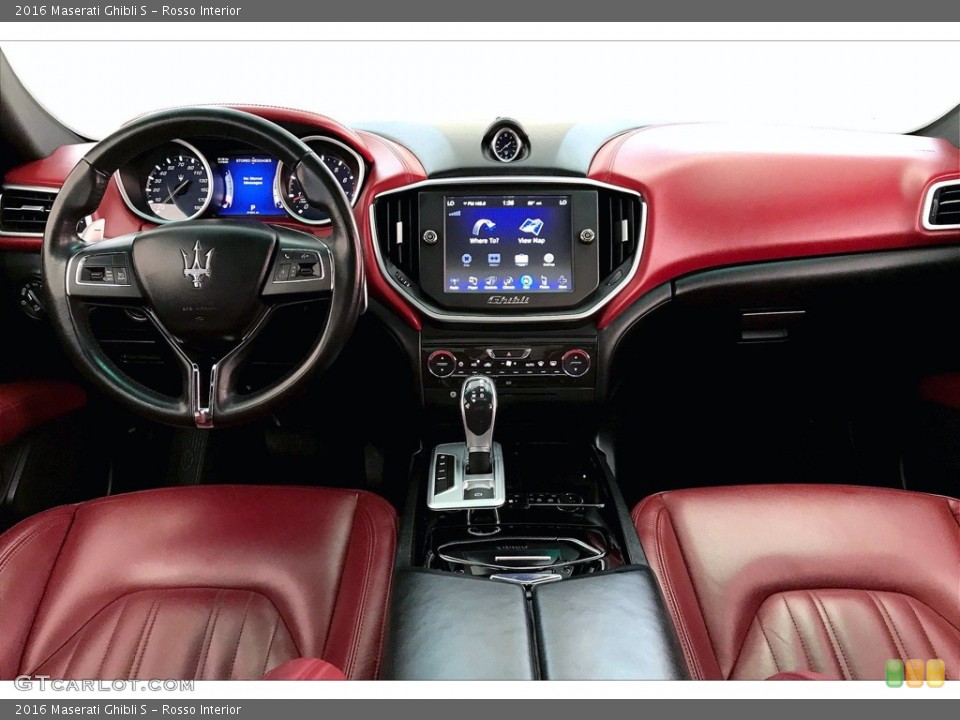 Rosso Interior Dashboard for the 2016 Maserati Ghibli S #140262164