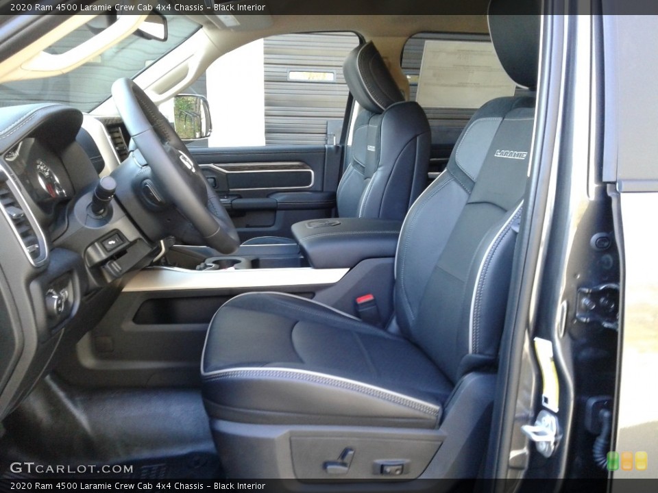 Black Interior Photo for the 2020 Ram 4500 Laramie Crew Cab 4x4 Chassis #140263538