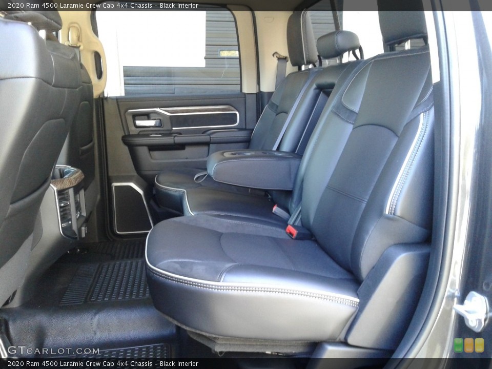Black Interior Rear Seat for the 2020 Ram 4500 Laramie Crew Cab 4x4 Chassis #140263622
