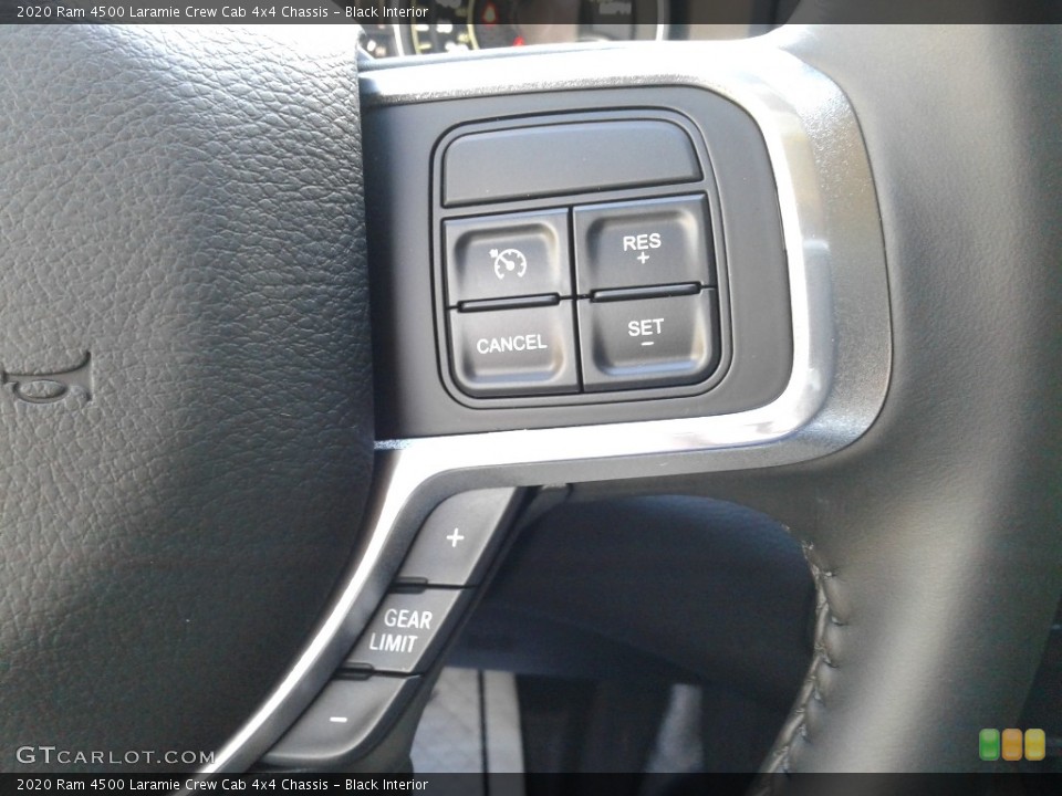 Black Interior Steering Wheel for the 2020 Ram 4500 Laramie Crew Cab 4x4 Chassis #140263805