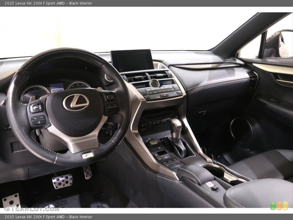 Black Interior Dashboard for the 2015 Lexus NX 200t F Sport AWD #140266040