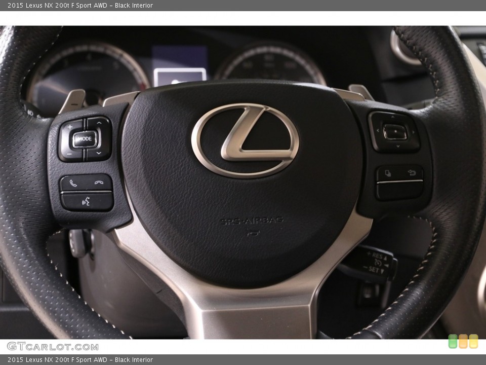 Black Interior Steering Wheel for the 2015 Lexus NX 200t F Sport AWD #140266052