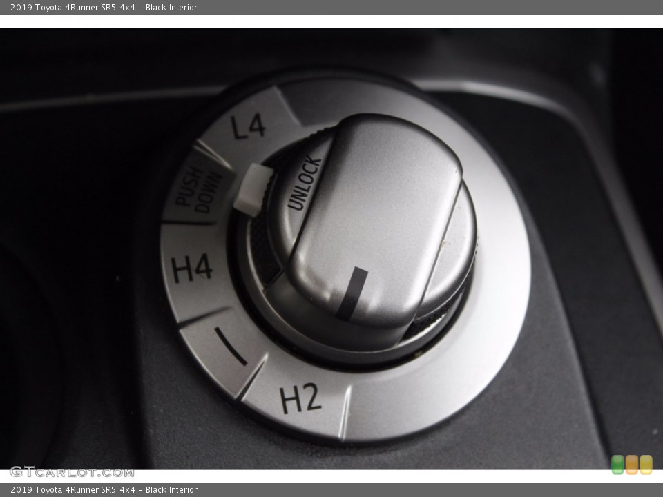 Black Interior Controls for the 2019 Toyota 4Runner SR5 4x4 #140267486