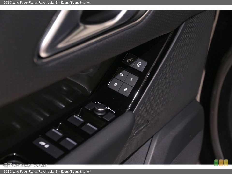 Ebony/Ebony Interior Controls for the 2020 Land Rover Range Rover Velar S #140267627