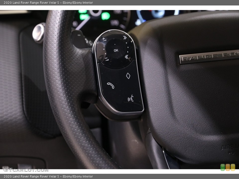 Ebony/Ebony Interior Steering Wheel for the 2020 Land Rover Range Rover Velar S #140267696