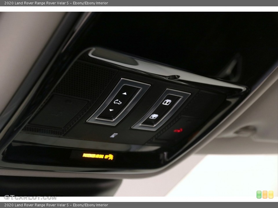 Ebony/Ebony Interior Controls for the 2020 Land Rover Range Rover Velar S #140267732