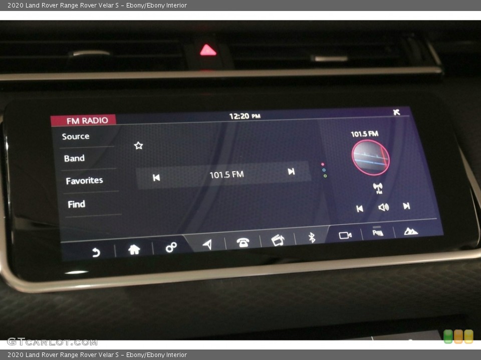 Ebony/Ebony Interior Audio System for the 2020 Land Rover Range Rover Velar S #140267828
