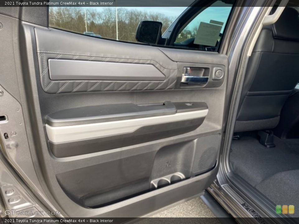 Black Interior Door Panel for the 2021 Toyota Tundra Platinum CrewMax 4x4 #140268698