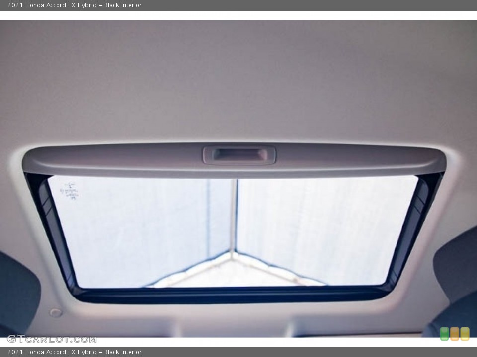 Black Interior Sunroof for the 2021 Honda Accord EX Hybrid #140269985