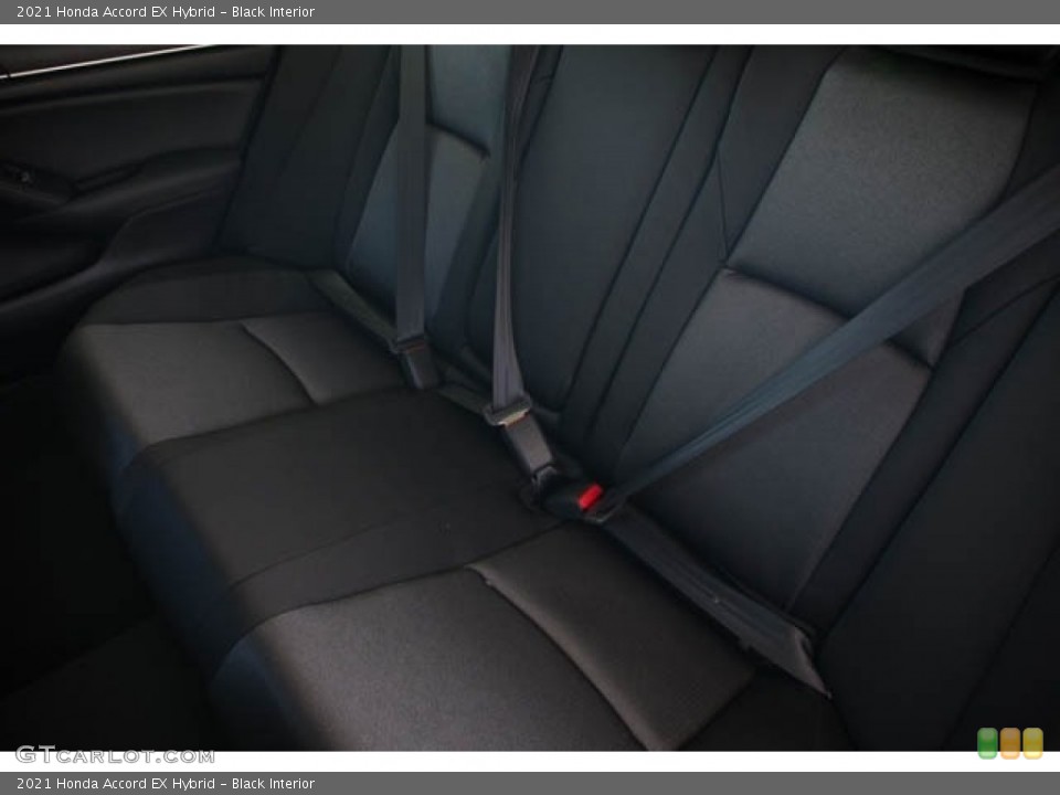 Black Interior Rear Seat for the 2021 Honda Accord EX Hybrid #140269988