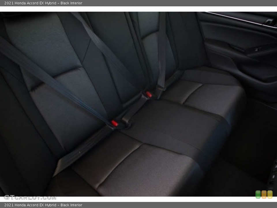 Black Interior Rear Seat for the 2021 Honda Accord EX Hybrid #140269997