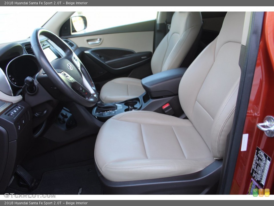 Beige 2018 Hyundai Santa Fe Sport Interiors