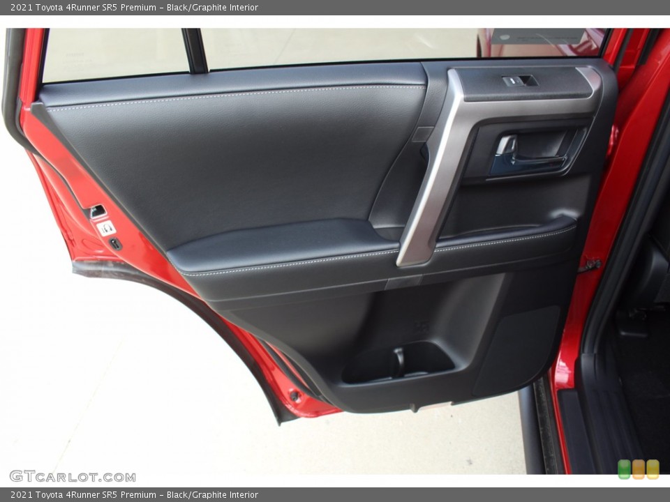 Black/Graphite Interior Door Panel for the 2021 Toyota 4Runner SR5 Premium #140271749