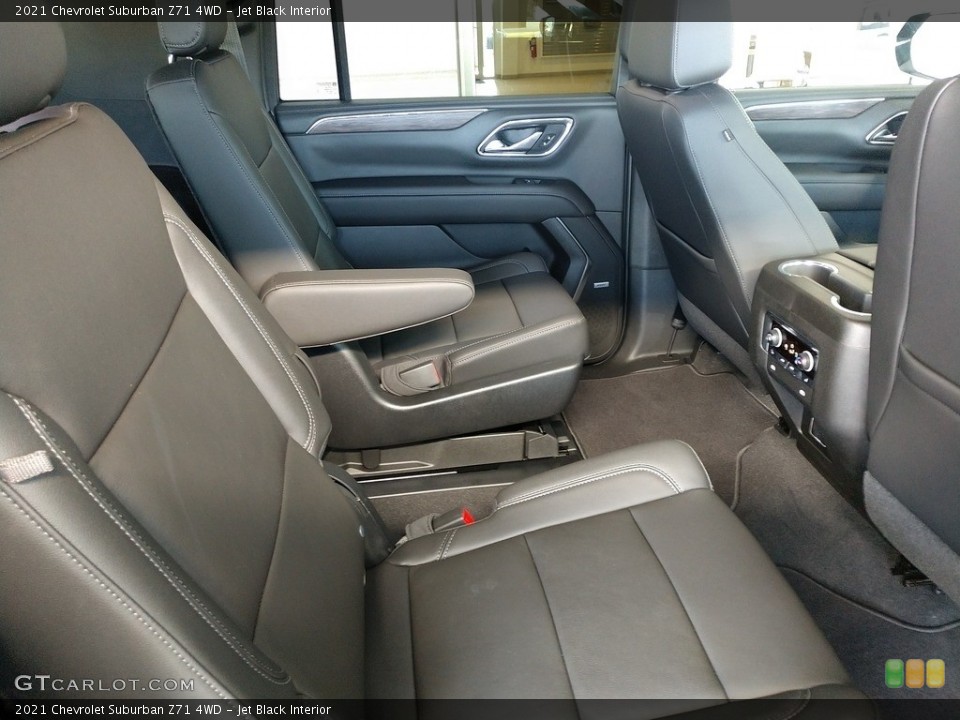 Jet Black Interior Rear Seat for the 2021 Chevrolet Suburban Z71 4WD #140271941