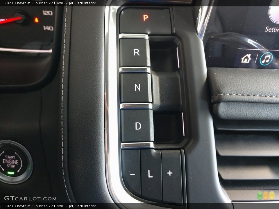Jet Black Interior Transmission for the 2021 Chevrolet Suburban Z71 4WD #140272223