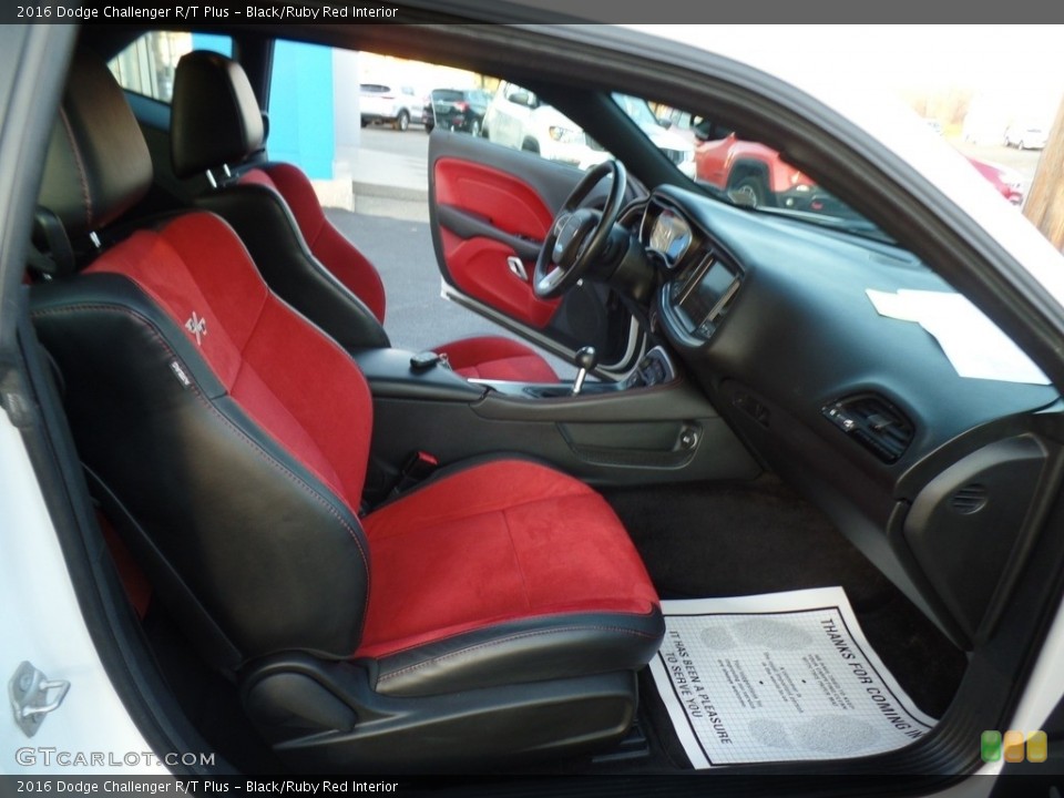 Black/Ruby Red 2016 Dodge Challenger Interiors