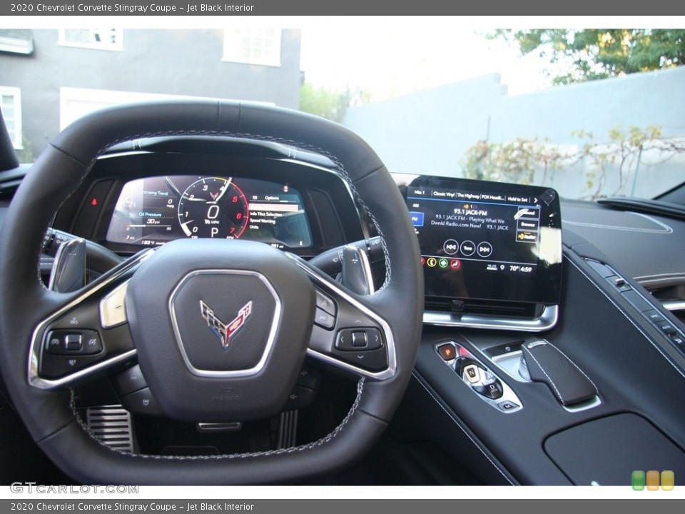 Jet Black Interior Dashboard for the 2020 Chevrolet Corvette Stingray Coupe #140273081