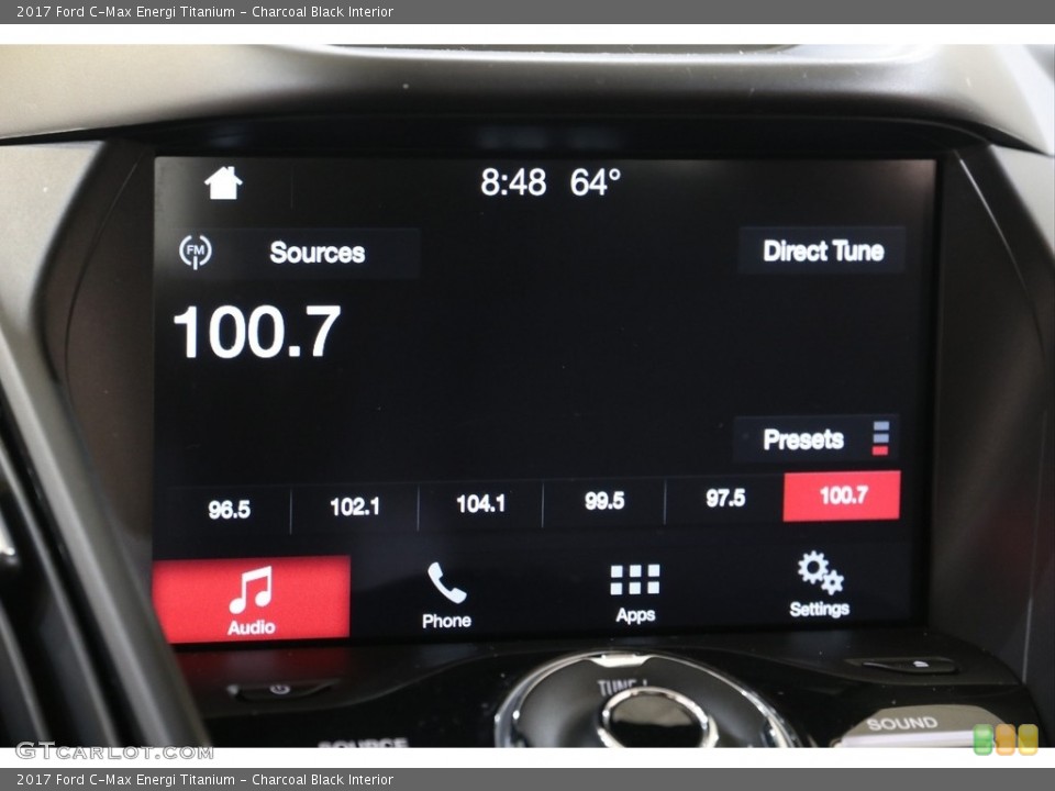 Charcoal Black Interior Audio System for the 2017 Ford C-Max Energi Titanium #140274725