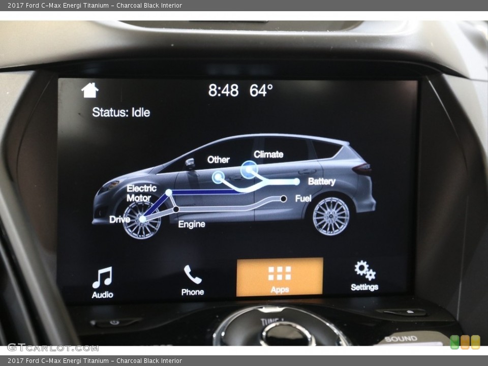 Charcoal Black Interior Controls for the 2017 Ford C-Max Energi Titanium #140274791
