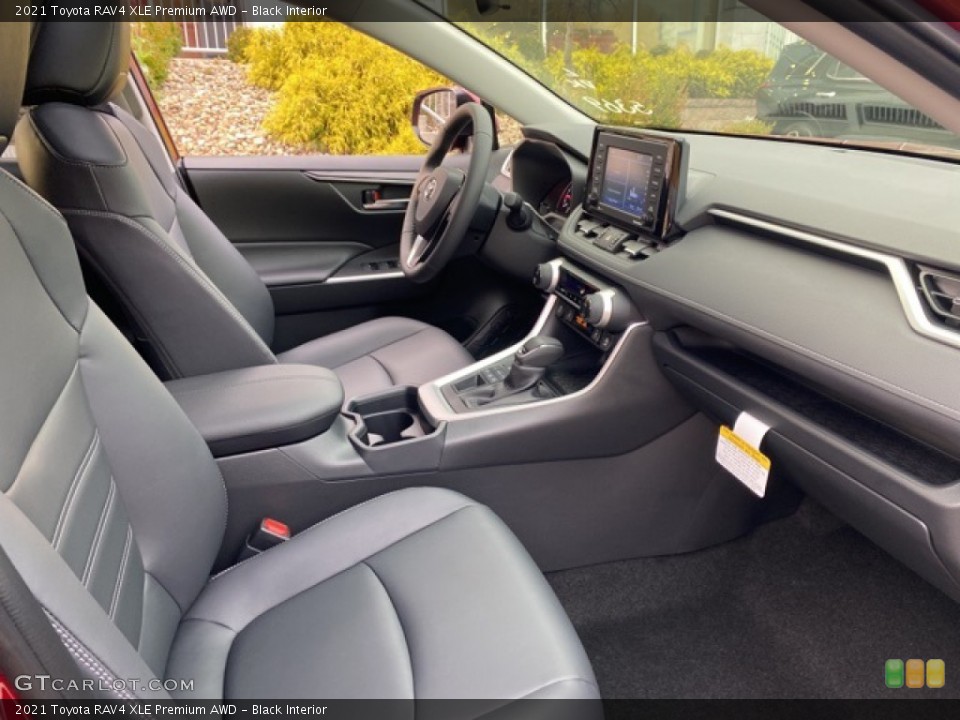 Black Interior Dashboard for the 2021 Toyota RAV4 XLE Premium AWD #140274842