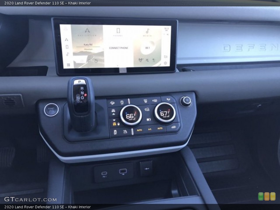 Khaki Interior Controls for the 2020 Land Rover Defender 110 SE #140275376