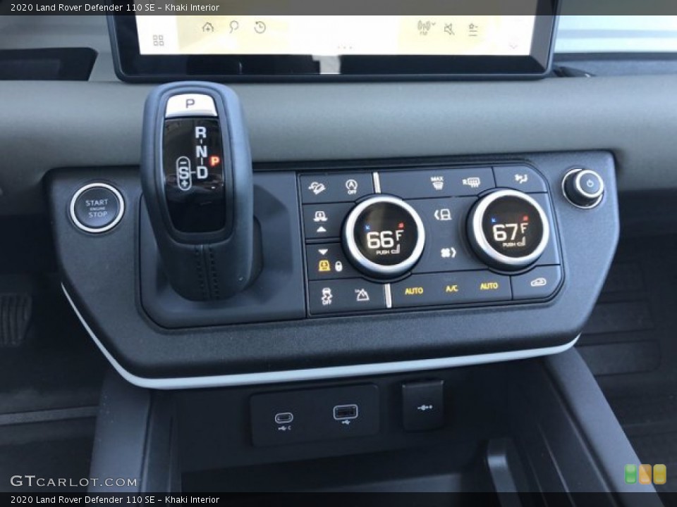 Khaki Interior Transmission for the 2020 Land Rover Defender 110 SE #140275490